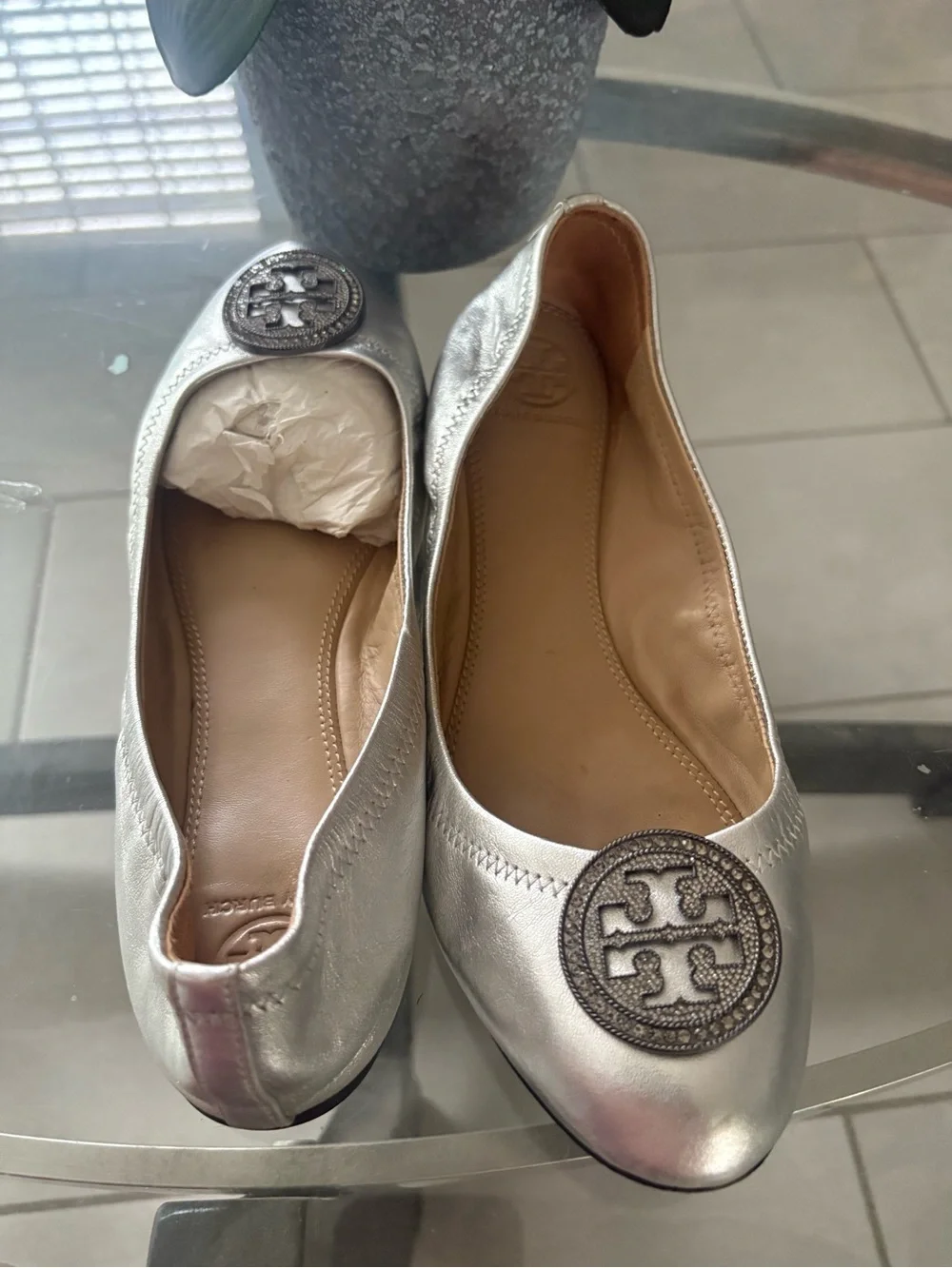 Tory Burch elegant metallic